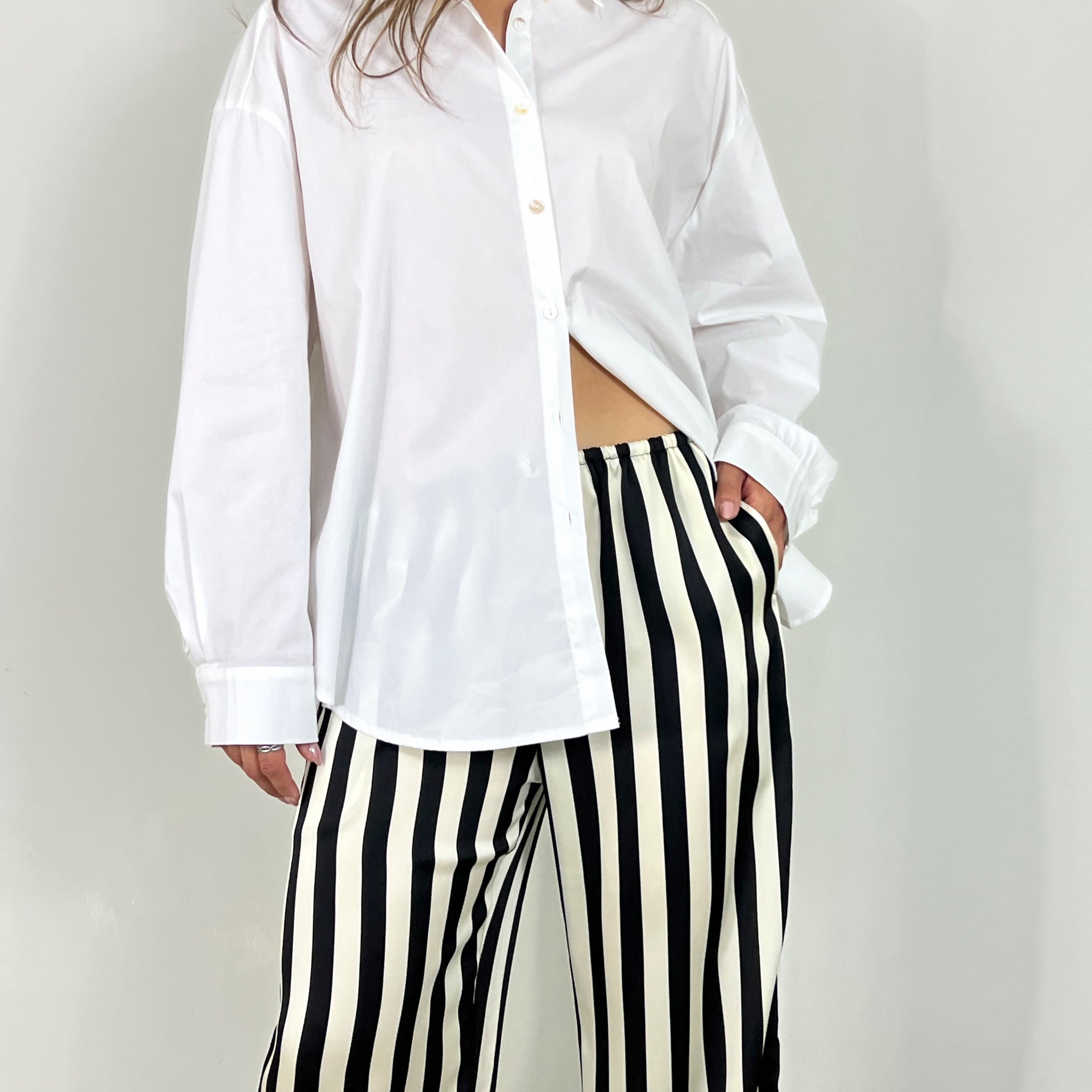 The white shirt