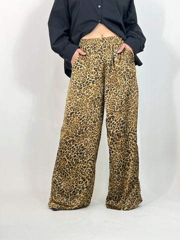 animal print palazzo