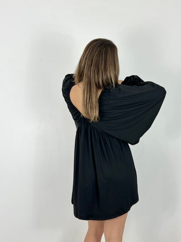 angie black dress