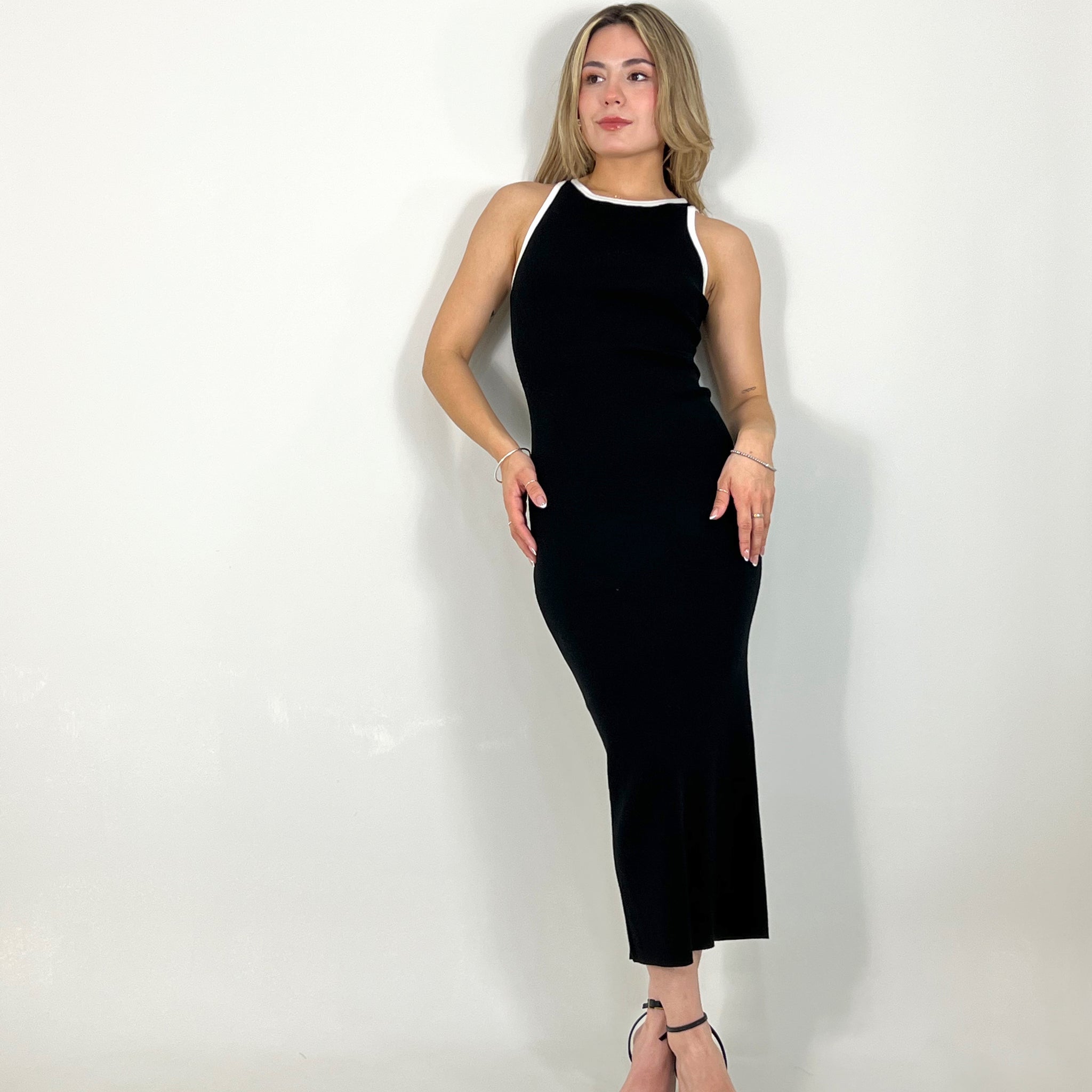 knit midi dress
