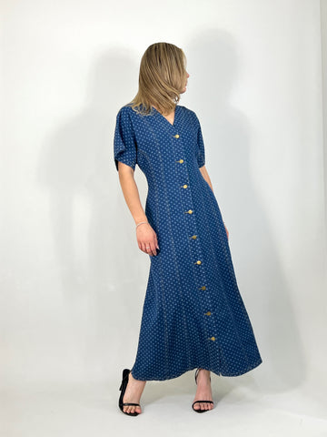 polkadot denim