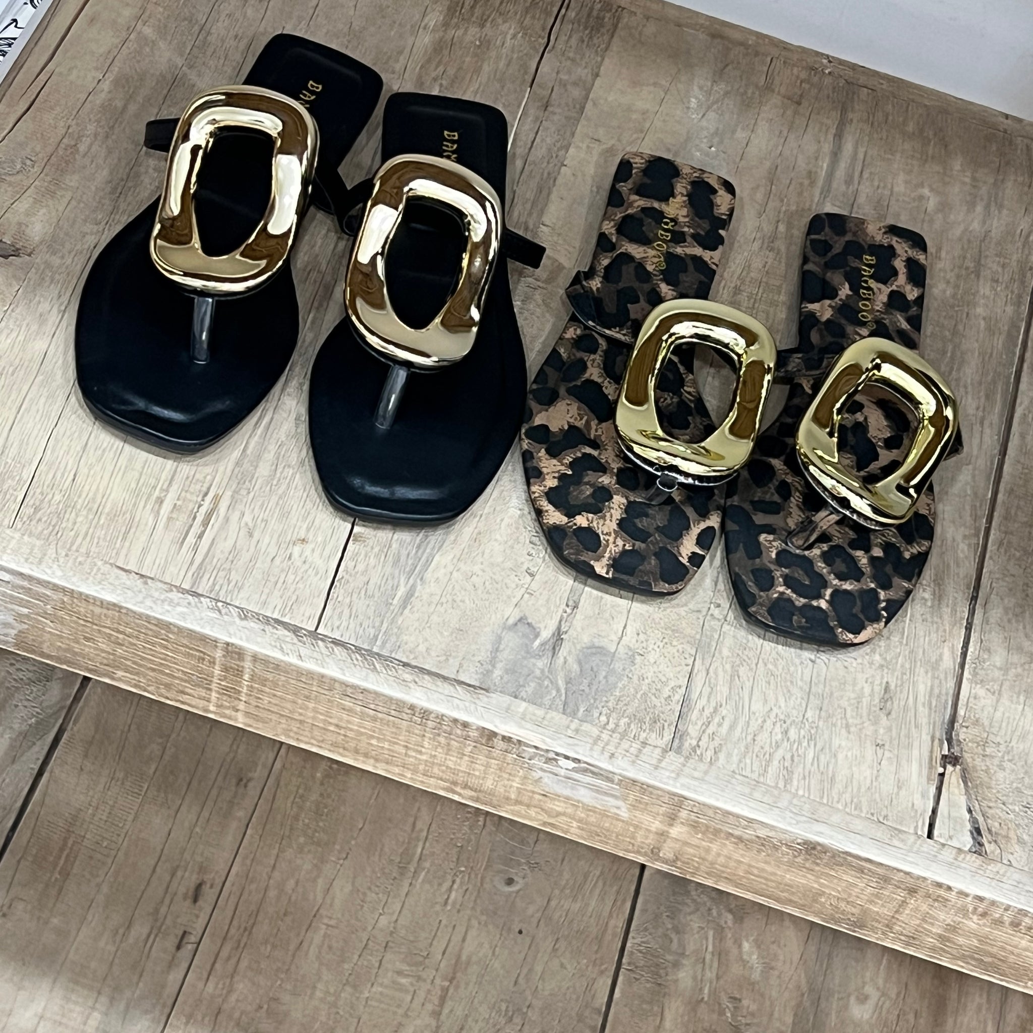 The sandals