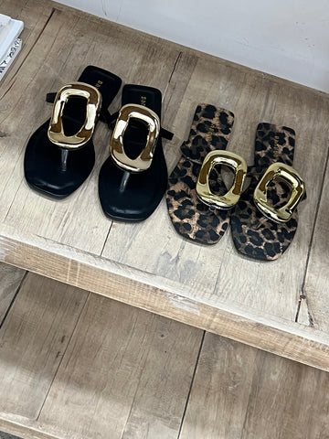 The sandals