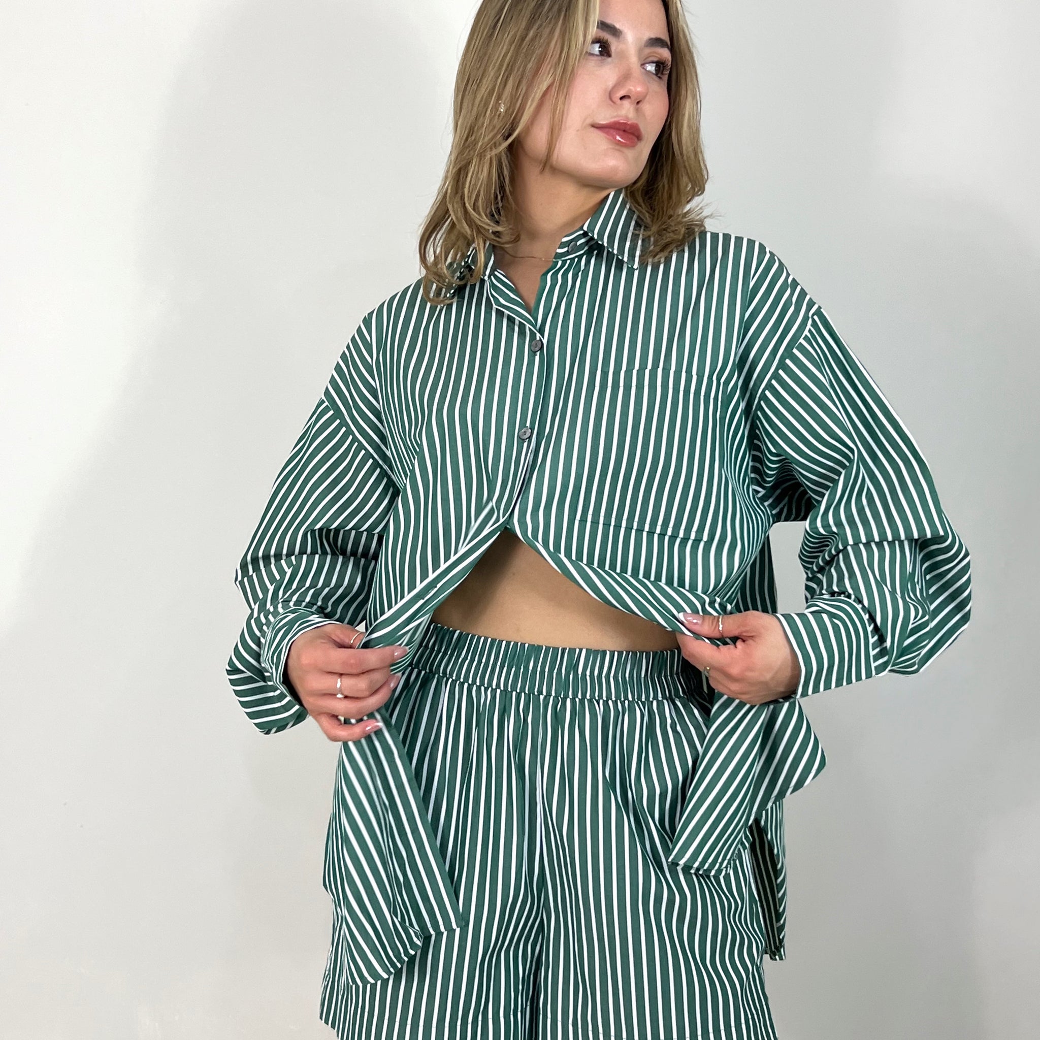 green stripes